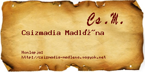 Csizmadia Madléna névjegykártya
